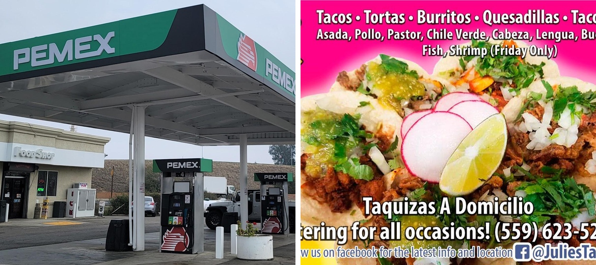 Julie's Tacos Menu